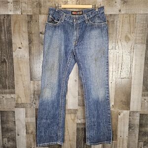 Ariat FR Work M4 Low Rise Boot Cut Jeans Mens 36x34 Pants Western Rodeo FRC